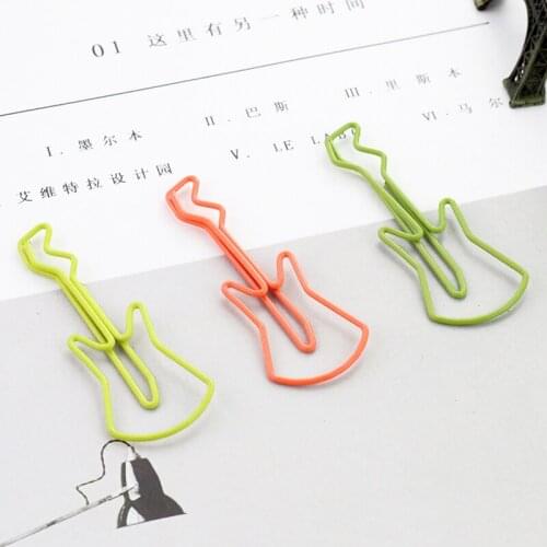 9pcs / Lot violin w45 Style violin Folder Message H0054 Metal Paper Clip