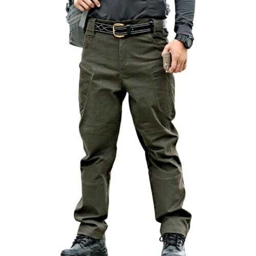 Tactical Cargo Pants Cotton Stretchable Military Army Men Casual Wide Airsoft Paintball Outdoor Work Combat Trousers