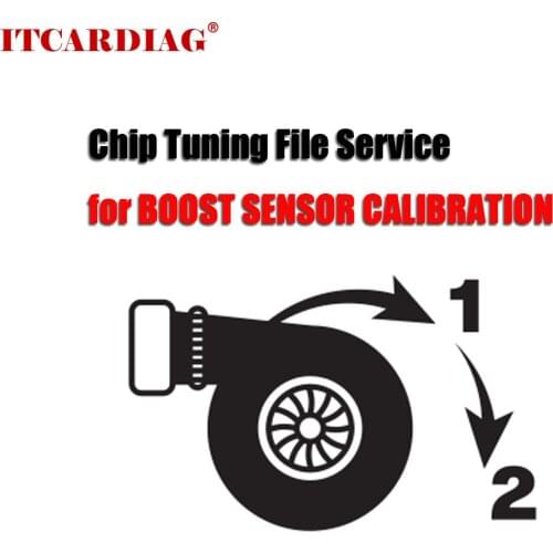 Chip Tuning File Service for BOOST SENSOR CALIBRATION