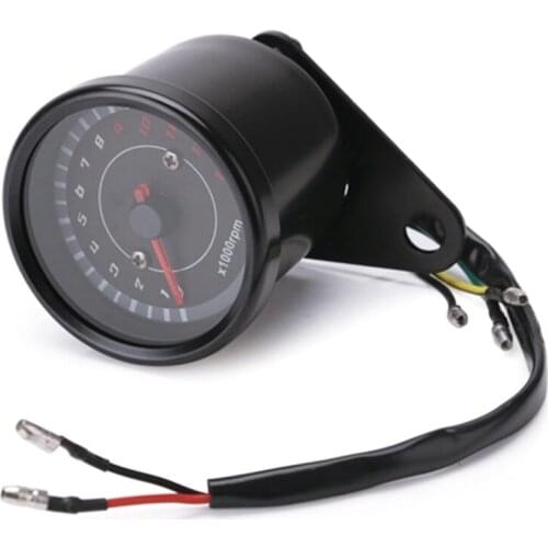 Digital Electronic Induction Ip65 Led Backlight Universal Motorcycle Speedometer Meter Counter 13K Rpm Shift Tachometer Gauge
