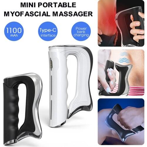 Micro-current Massage Muscle Relaxation Electric Scraping Fascia Knife Muscle Pain Rehabilitation Electric Fascia Gun