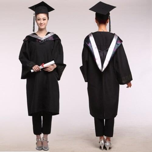 Adult Robes Academic Graduation Gowns Dress for Women School Uniform Clothing for Girls College Graduation Clothing & Apparel 18