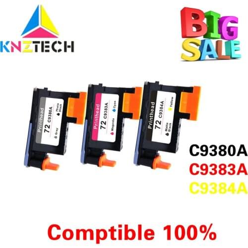 KNZ compatible for hp 72 printhead C9380A C9383A C9384A for hp72 DesignJet T1100 T1120 T1120ps T1300ps T2300 T610 T770 T790 T795