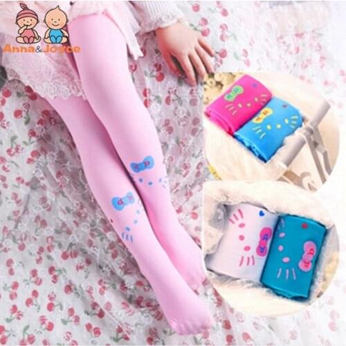 20pc/Lot Girl 3-8 Years Baby Tights for Children Elastic Velvet Pantyhose Dance Atwt0002