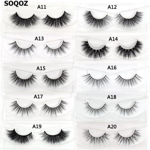 Makeup Mink Lashes 3D Mink Eyelashes 100% Cruelty free Lashes Handmade Reusable Natural Eyelashes Popular Beauty Extension Tool