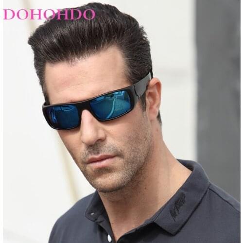 DOHOHDO Fashion Polarized Sunglasses Men Luxury Brand Designer Vintage Outdoor Driving Sun Glasses Male Goggles Shadow UV400