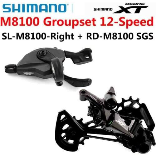 SHIMANO SLX XT M8100 M7100 Groupset Mountain Bike Groupset 1x12-Speed SL + RD M8100/M7100 Rear Derailleur M8100/M7100 Shifter