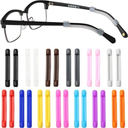 Eyewear Transparent Anti Slip Silicone Ear Hook Temple Tip Holder Eye Glasses Accessories Spectacles Fixed Sunglasses Leg Covers