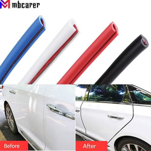 5M/10M Car Door trips Rubber Edge Protective Strips Side Doors Moldings Adhesive Scratch Protector Vehicle For Cars Auto