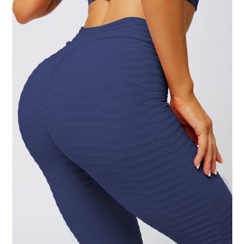 Sexy Yoga Pants Fitness Sports Leggings Jacquard Sports Leggings Female Running Trousers High Waist Yoga Tight Sports Pants