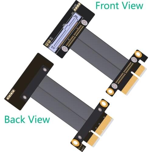 SFF-8639 (U.2) to PCI-E 3.0 4X Ribbon Extender Cable for U.2 NVME SSD