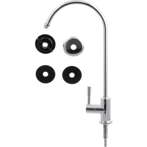 1/4 Inch Chrome Drinking Water Filter Faucet Reverse Osmosis Sink Kitchen Tap