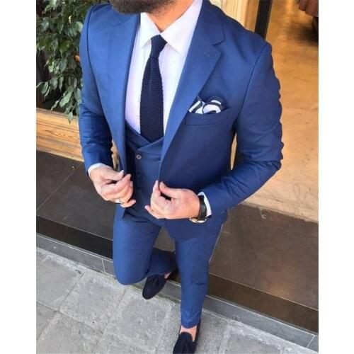 Wedding Suits For Men Slim Fit Mens Business Casual costume Groom Suits Notch Lapel Men clothes Formal Terno Masculino Clothing