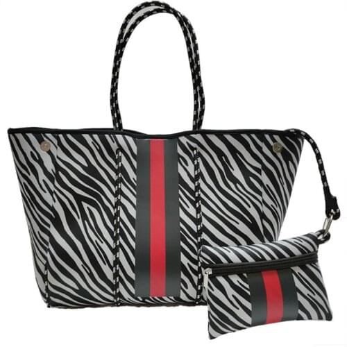 Waterproof Neoprene Beach Bag Fashion Fitness Swimming Sports Casual Large Capacity Portable Shoulder Bag With Small Bags