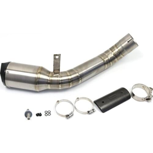 For Honda CBR1000RR / ABS 2017 2018 2019 CBR 1000RR Escape Slip on Motorcycle Titanium alloy Exhaust Link Pipe System carbon