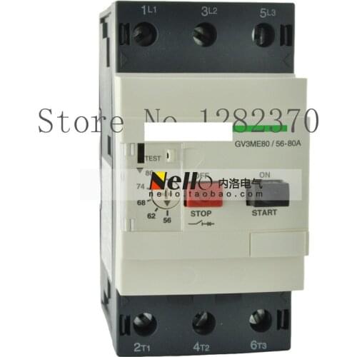 [ZOB] Original authentic imported motor protection circuit breaker original breaker GV3ME80 / 56-80A