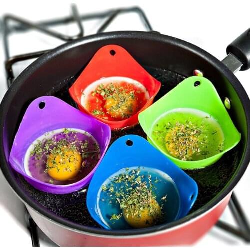1pcs Silicone Egg Poacher Poaching Pods Pan Mould Kitchen Cooking Tool Accessory Cocina Gadget Accesorios De Cocina