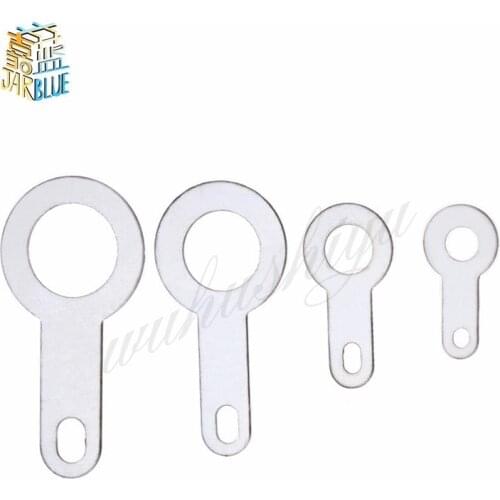 100Pcs M2.2-M6.2 Silver-plated Copper Single Head Soldering Terminal Circular Weld Washer Welding Sheet Soldering Lug