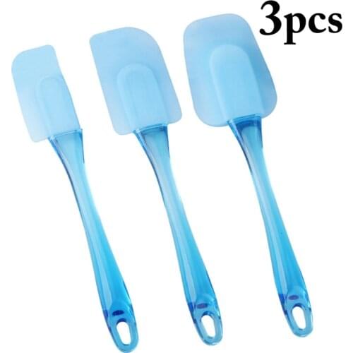 3PCS Silicone Spatula Non-Stick Universal Scraper Spatula Baking Spatula utter Cooking Silicone Spatula set Baking Tool