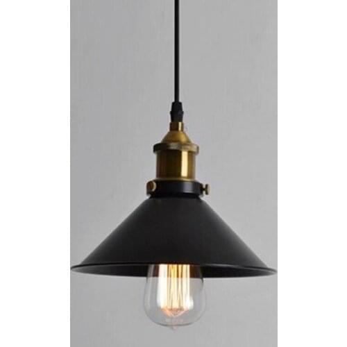 American Industrial Pendant Lights Vintage pendant Lamp modern Hanging Pendant Lighting LED restaurant Living room D22cm