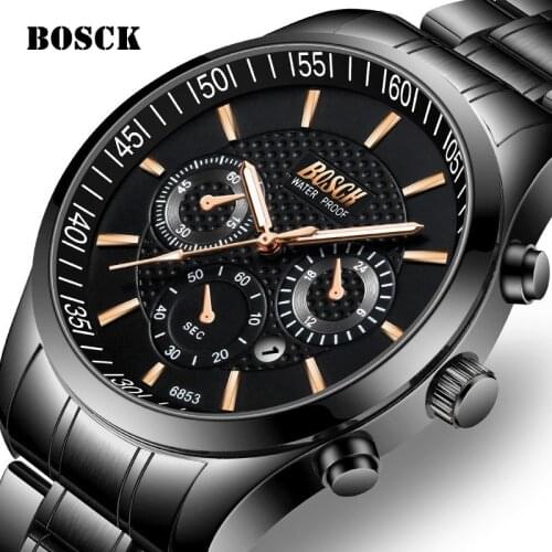 Fashion Mens Watches Luxury Brand Quartz Men Watch Waterproof Chronograph male Clock Business Wristwatch Relogio Masculino