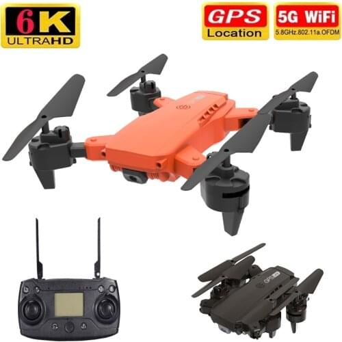 2021 new K68 Drone 4K Professional HD Double Lens Wide Angle 5G GPS 6K WiFi FPV 1500M Remote Control RC Helicopter Toy Drone
