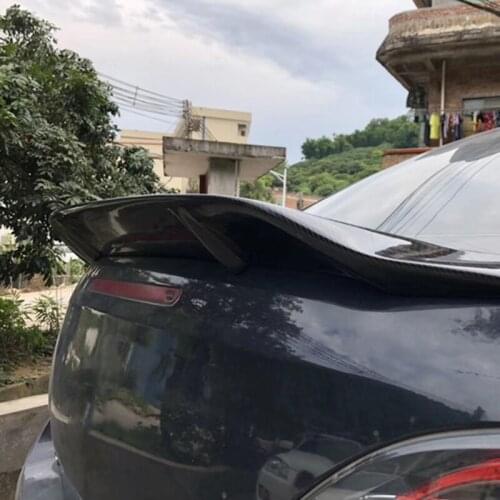 Use For Mazda 6/Atenza Spoiler 2009--2015 Year Real Glossy Carbon Fiber Rear Wing R Style Sport Accessories Body Kit