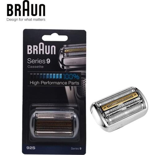 Braun 92s Electric Shaver Razor Blade Series 9 Foil & Cutter Replacement Head Cassette 9030s 9040s 9050cc 9090cc 9095cc