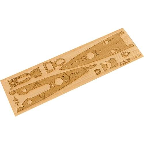 Upgraded Kit Wooden Deck with Anchor Chain for Tamiya 77518 1/700 Scale German Battlecruiser Scharnhorst