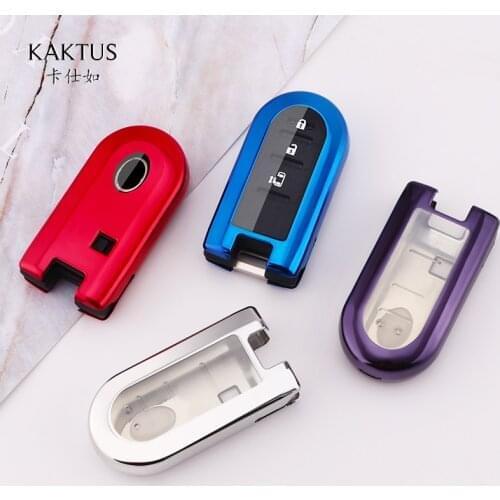 Soft TPU Full Protect Key Cover Key Case for Toyota Rush Daihatsu Tanto Perodua Smart Key