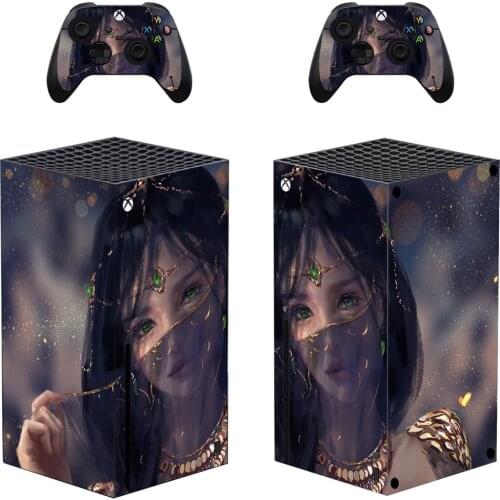 Ice Style Xbox Series X Skin Sticker for Console & 2 Controllers Decal Vinyl Protective Skins Style 1