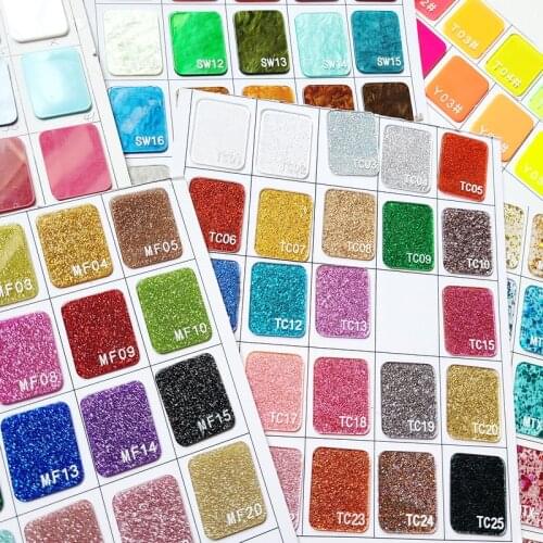 Acrylic colour atla sheet