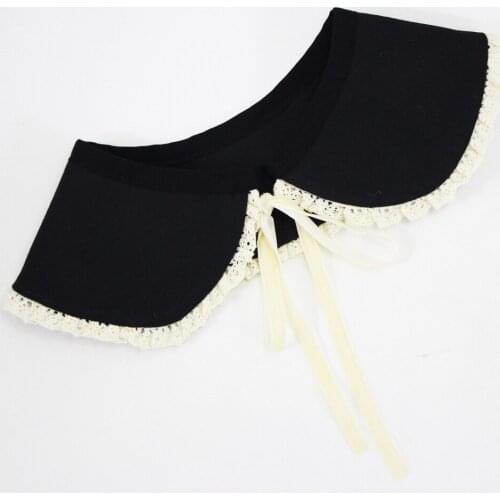 Autumn Winter Fake Collars for Women Doll Lapel Detachable Collar Sweater Blouse Tops Neck Shawl Wrap Faux False Collars