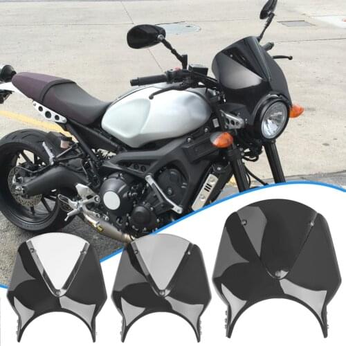 XSR700 XSR 700 2018 2019 Motorcycle Windscreen Windshield Wind Deflector For Yamaha XSR900 XSR 900 2016-2020 2017 Accessories
