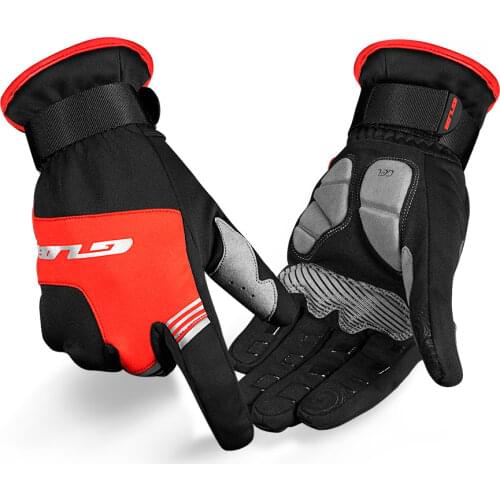 S089 windproof and warm touch screen autumn and winter mountain bike riding gloves full finger cycling equipment