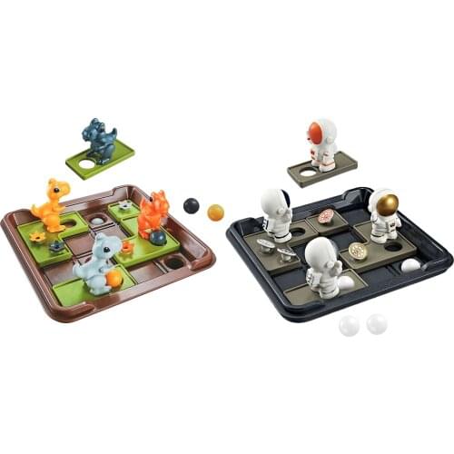 Plastic Brain Game Toys, Sliding Jigsaw Puzzle Board, Logic Educational Learning Slide Puzzle Toy Gift for Age 4-6 Years Old