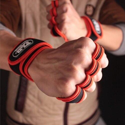 Wrist Support Pull Up Bar Wristband Men Powerlifting Arthritis Gloves Gym Finger Sleeve Polsbrace Carpal Tunnel Weight Lifting