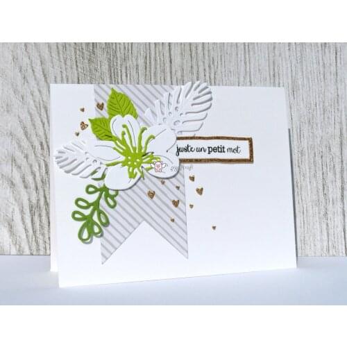 Mmao Crafts Metal Steel Cutting Dies New Flower leaf decoration Stencil For DIY Scrapbooking Paper/photo Cards Embossing Dies