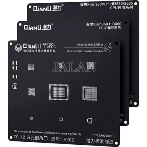 QIANLI 3D BGA Reballing Stencil For Android MSM8909 MSM8916 MSM8917 MSM8937 MSM8939 MSM8940 MSM8953 Plating Tin Repair