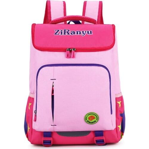 Waterproof primary school student schoolbag books children travel bag kids backpack detachable for boys girl contrast color bags