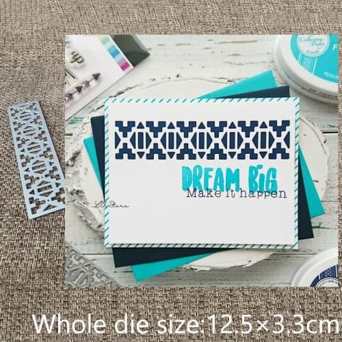 XLDesign Craft Metal Cutting Dies stencil mold Aztec Border decoration scrapbook Album Paper Card Craft Embossing die cuts