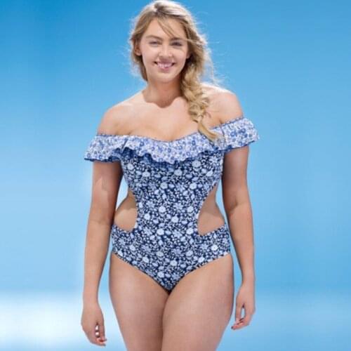 2019 Fashion Bikinis Plus Size 4XL Swimwear Women big size swimsuit