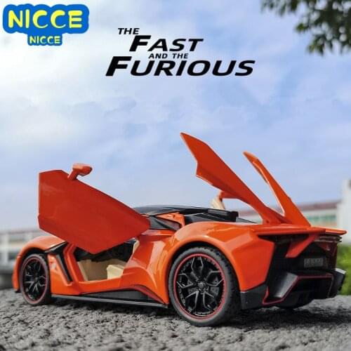 1:32 W Motors Lykan FENYR SUPERSPORT Sports Alloy Car Model Diecasts & Toy Vehicles Model Toy Car Metal Collection Kids Toy Gift