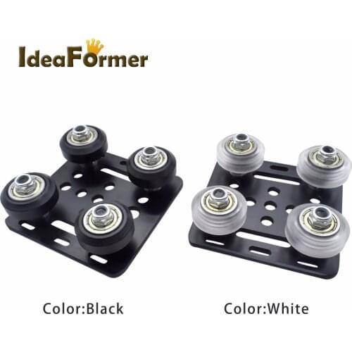 1set 3D Printer Part Openbuilds V Gantry Plat Set T3x65.5x65.5 Pulley Suites For 2020 V-Slot Aluminum Profiles Wheels