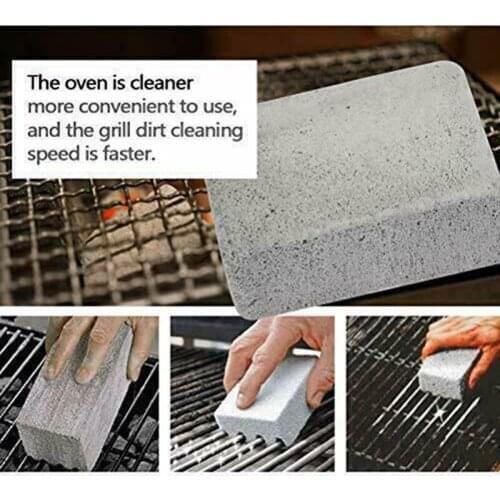 1PC BBQ Grill Cleaning Brick Block Barbecue Cleaning Stone BBQ Racks Stains Grease Cleaner BBQ Tools Practical Kitchen Gadgets