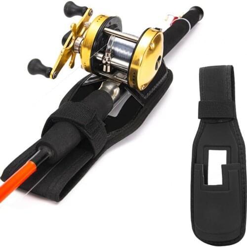 1Pcs Outdoor Portable Fishing Rod Holder Organizer Hands Free Carrier Fish Tackle Pole Waist Storage Bag