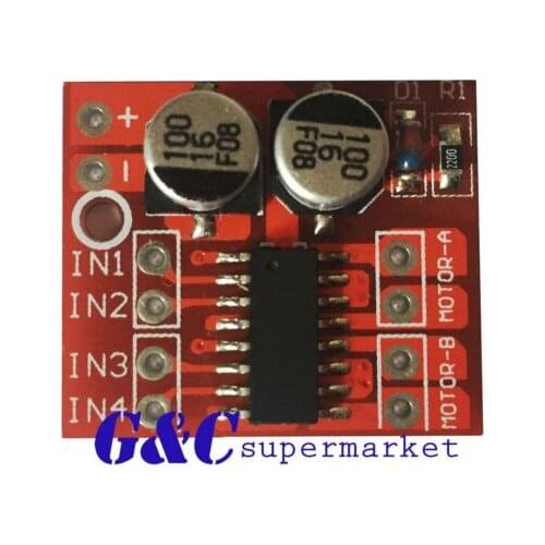 10PCS 1.5A Mini Dual Channel DC Motor Driver Beyond L298N PWM Speed Control diy electronics