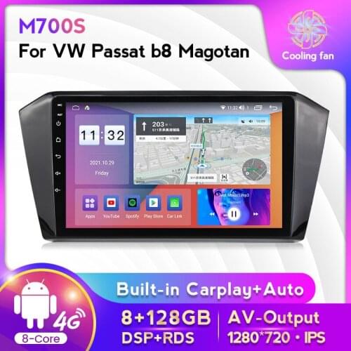4G LTE Android 10 IPS DSP car Mutimedia video For VW Volkswagen PASSAT Magotan B8 WIFI GPS Navigation autoradio