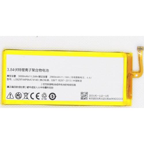 5pcs/lot 3000mAh Battery Li3829T44P6HA74140 For ZTE Nubia Z7 Z9 NX508J NX510J NX511J Z9 Max Plus Z9 mini Cell Phone Battery