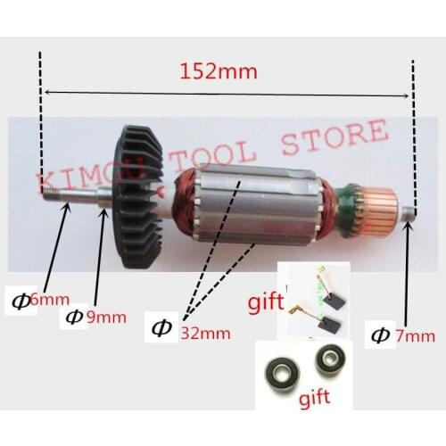 AC220-240V Armature Rotor 515619-7 515616-3 5101053-3 for MAKITA 9553HB 9553HN 9554NB 9553HN 9555HN 9553NB 9555NB 9554HN Anchor